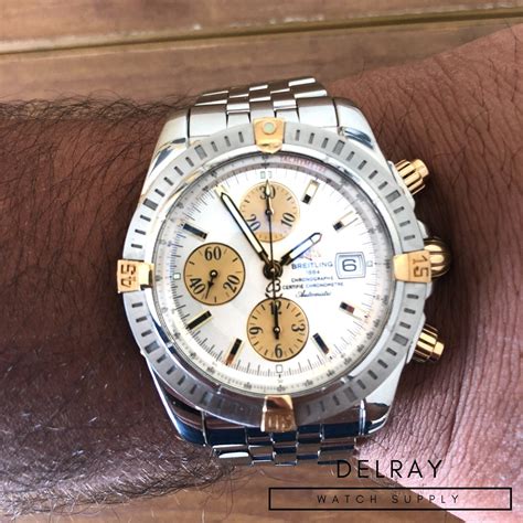 breitling chronomat evolution two tone|breitling chronomat review.